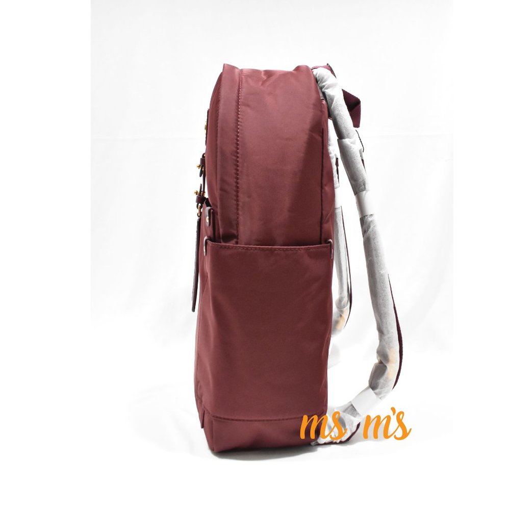 NWT Marc Jacobs DARK WINE Nylon Backpack - Picture 3 of 6